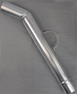 SVG.Сварог Труба для самовара 1м( с отводом 45" и ручкой) НЕРЖ 430